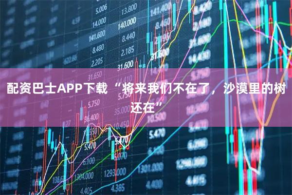 配资巴士APP下载 “将来我们不在了，沙漠里的树还在”